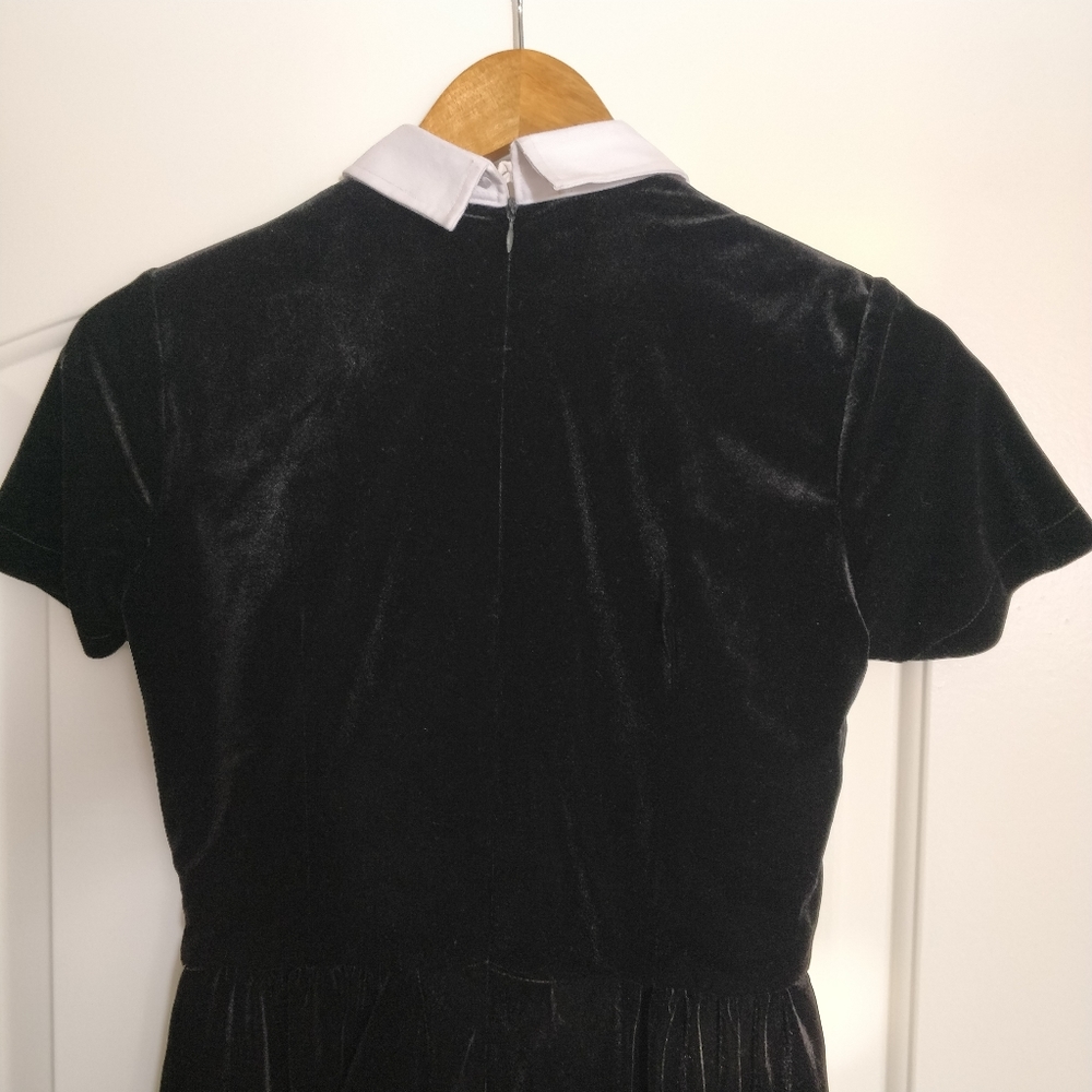 BLACK VELVET DRESS - Picture 4 of 5